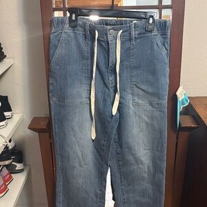 Judy Blue Women's Relaxed Blue Jeans with Drawstring